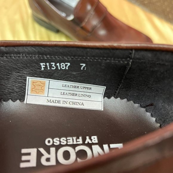NWB Encore by Fiesso Leather Shoes Sz 7 - Picture 7 of 9